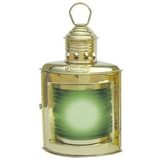Steuerbordlampe – maritime Schiffslampe aus Messing elektrisch 230V