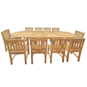 Teaka Natura Teak 10 – Premium Teakholz Sitzgruppe