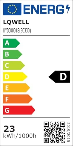 LQWELL® Deckenleuchte LED Deckenlampe, IP44 Wasserfest Badlampe Quadrat Flach 23W 4000K 2600LM Modern Schlicht Lampe Dünn für Wohnzimmer Badezimmer Schlafzimmer Küche Balkon Keller Büro, 300 * 25mm – Bild 9