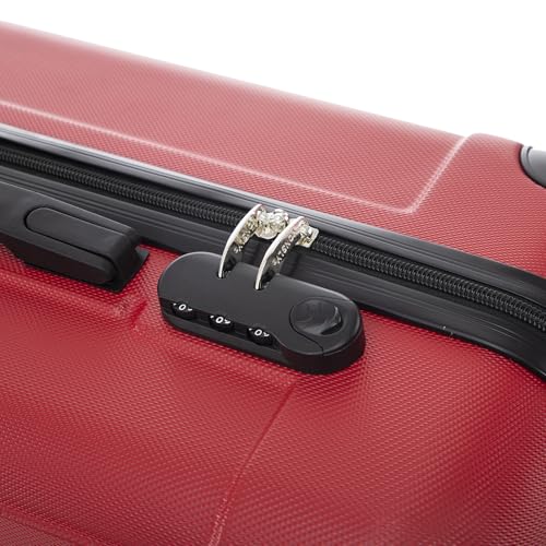 YONSLY® Koffer Suitcase Set, Trolley Reisekoffer, Rollkoffer Handgepäck mit 4 Rollen 360°, ABS Hartschalen, Sicherheitsschloss, Weicher Gummigriff, 210D-Futter (4er Set, S,M,L&XL) – Bild 7