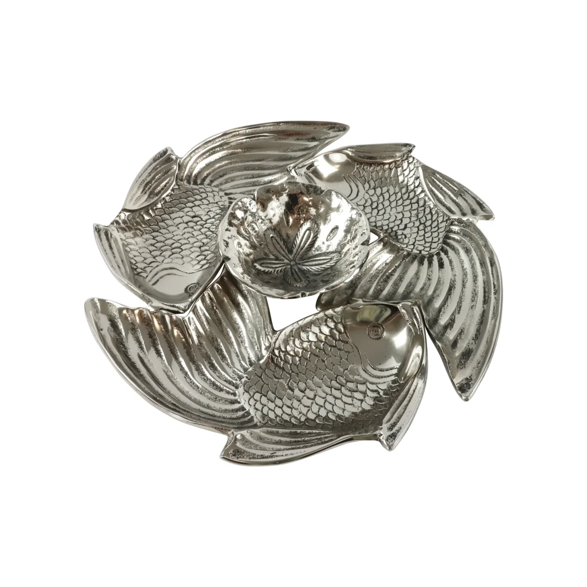 Schale Fische aus Aluminium