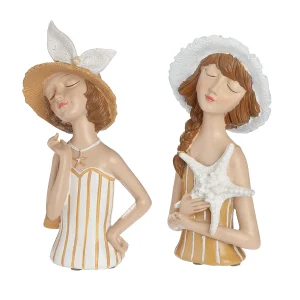 Figur Frau Lady Louise – maritime Dekofigur im 2er Set