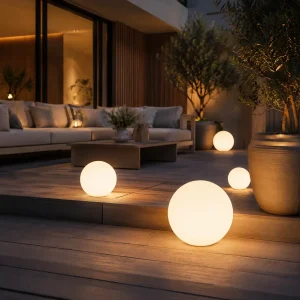 LED Kugelleuchte Außen