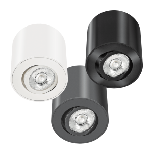 LED Aufbaustrahler 230V | dimmbar & 93 CRI | 7W statt 90W | Aluminium | 20° schmaler Abstrahlwinkel