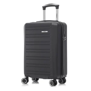 YONSLY® Koffer Suitcase, Trolley Reisekoffer, Rollkoffer Handgepäck Kabinenkoffer mit 4 Rollen 360°, Hartschalenreisekoffer, Zahlenschloss, Weicher Gummigriff