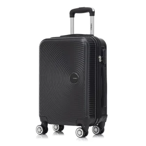 YONSLY® Reisekoffer Trolley Rollkoffer Handgepäck Set, Kabinenkoffer, Koffer Suitcase, Hartschalenreisekoffer mit 4 Rollen 360°, Zahlenschloss, Weicher Gummigriff