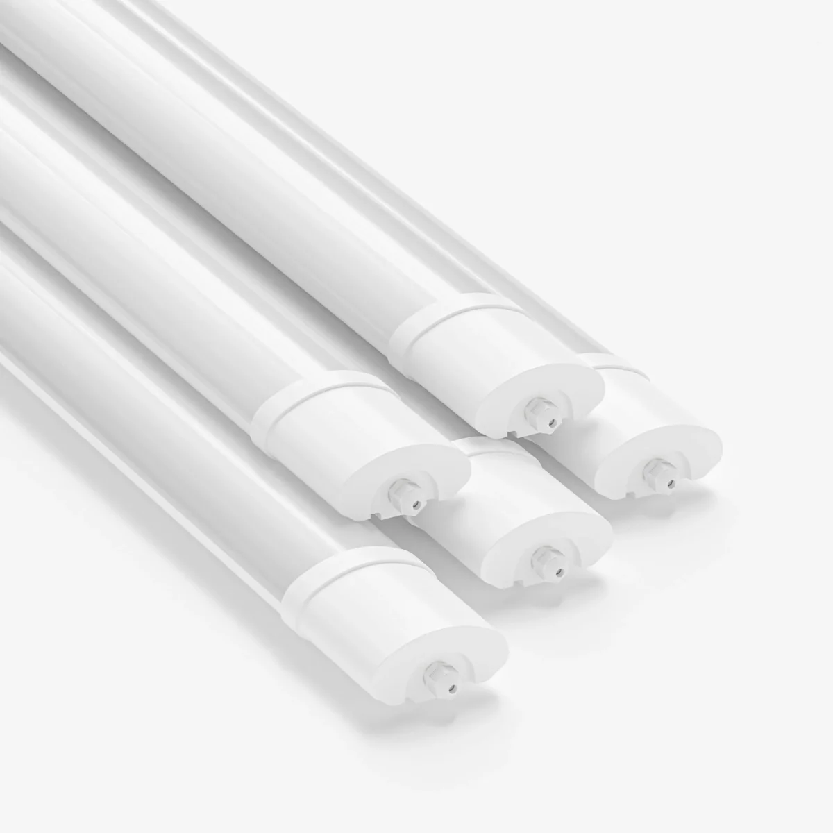 LQWELL® LED Feuchtraumleuchte, LED Röhre 120x7x4.5cm IP65 Wasserfest, 36W 4100LM 6500K, Deckenleuchte Lange als Kellerleuchte, Wannenleuchte, Nassraumleuchte, Garagelampe, Werkstattlampe, 5 Stück – Bild 2