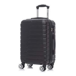 YONSLY® Reisekoffer Trolley Rollkoffer Handgepäck, Kabinenkoffer, Koffer Suitcase Travel Set Hartschalenreisekoffer mit 4 Rollen 360°, Zahlenschloss, Weicher Gummigriff