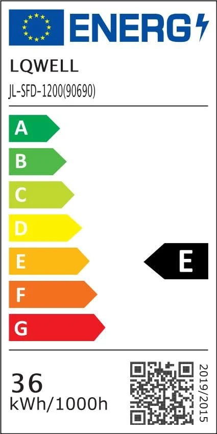 LQWELL® LED Feuchtraumleuchte, LED Röhre 120x7x4.5cm IP65 Wasserfest, 36W 4100LM 6500K, Deckenleuchte Lange als Kellerleuchte, Wannenleuchte, Nassraumleuchte, Garagelampe, Werkstattlampe, 4 Stück – Bild 9