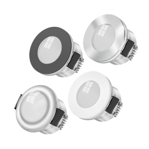 230V Alexa-Set | Mini-Einbaustrahler StarLED Sonne & Mond | 3,3W statt 25W | leuchtet vorne & seitlich | Terrasse & Wohnbereich IP44