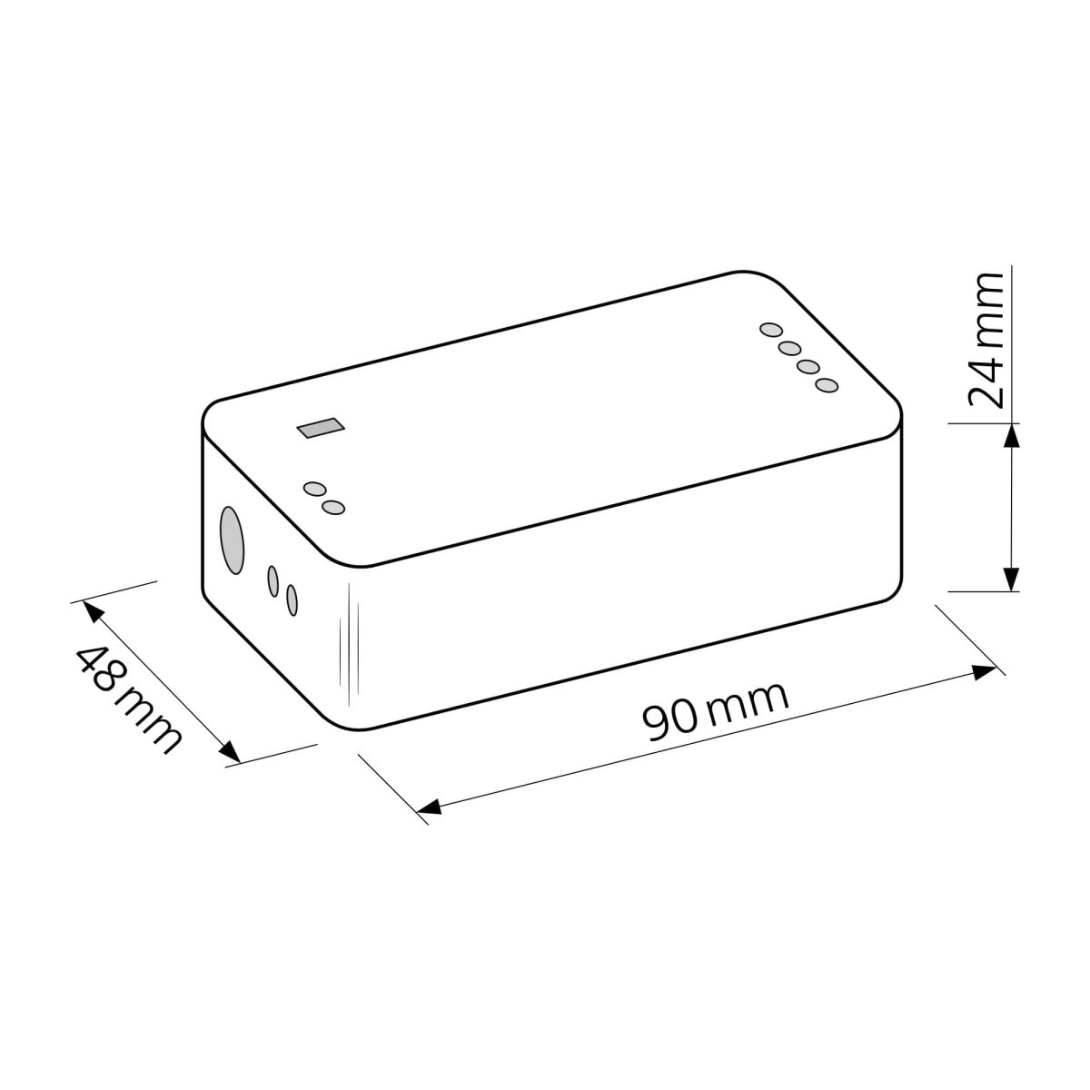 WLAN/Wi-Fi 230V-Steuerset | für 24V Strahler – Tunable White 2700-5700K – Tuya Smart Life, Alexa, Siri, Google – Bild 3