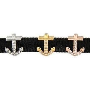 Charms Anker für Mesh-Armbänder in 3 Farben