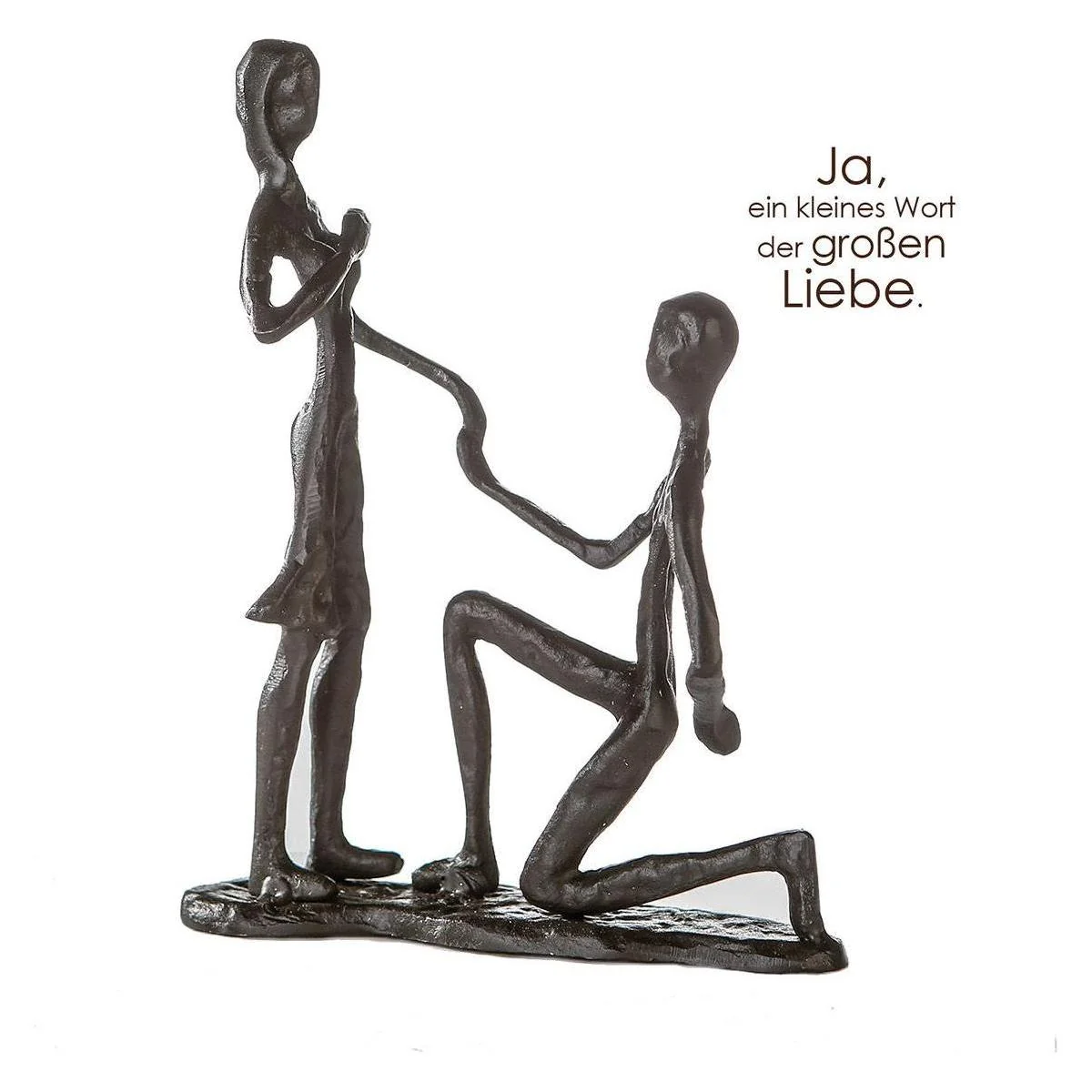 Eisen Design Skulptur "Marry Me"