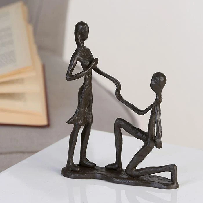 Eisen Design Skulptur "Marry Me" – Bild 3