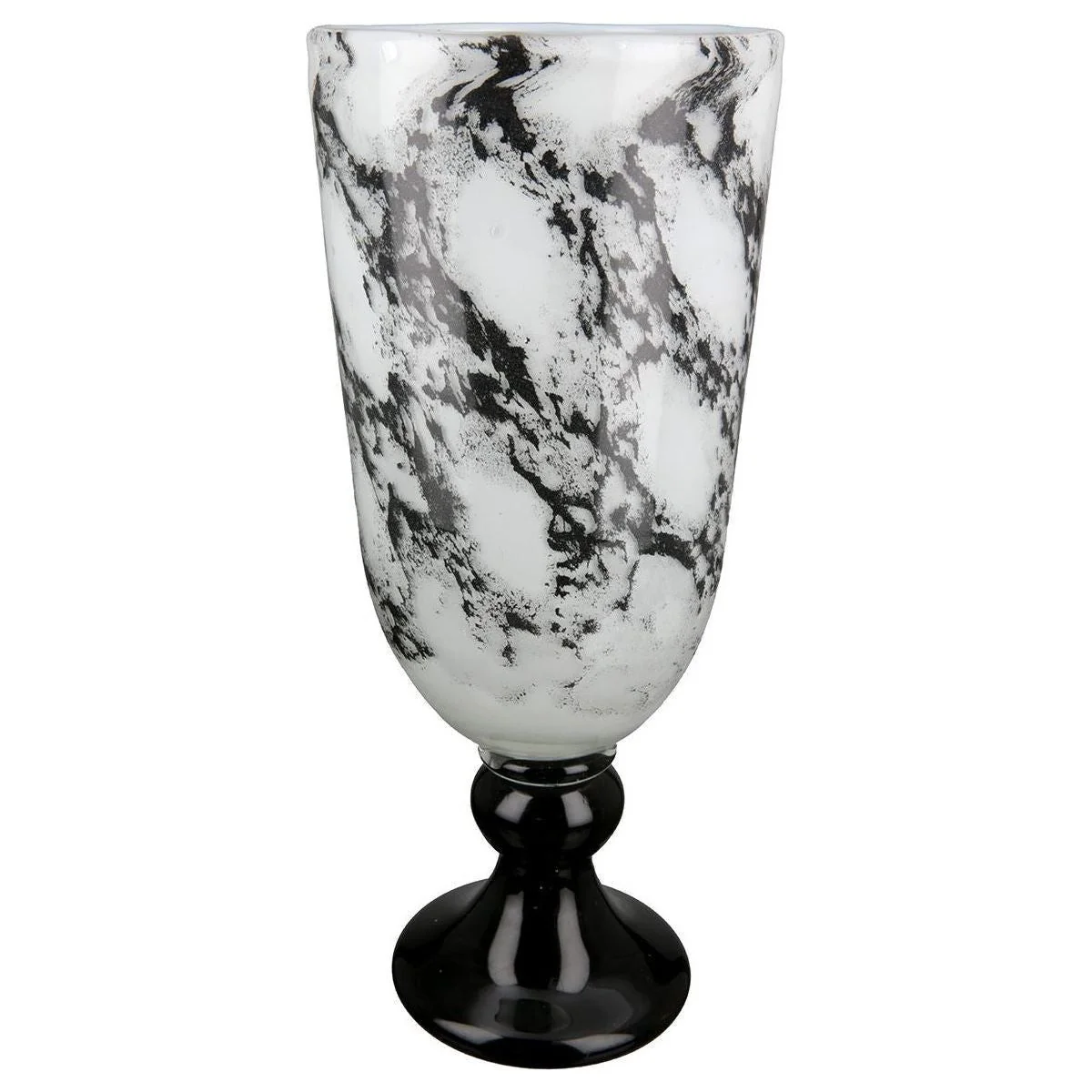 Glas Pokal Vase "Trophy" 31 cm hoch – Bild 2