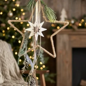 Tiziano Hänger Stern mit Tiziano Stern – fertig weihnachtlich dekoriert