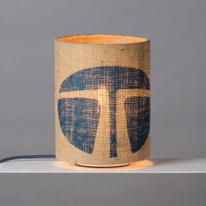 Tischleuchte N°7 Perlbohne aus Kaffeesack