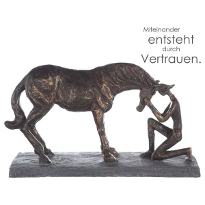 Poet Skulptur"Pferd"Poly,bronc