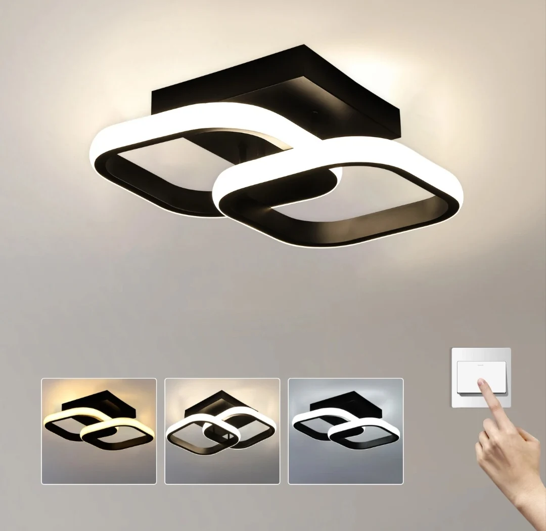 LED Deckenlampe Deckenleuchte 3 Farbig Modern – Bild 2
