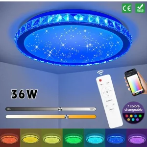 LED Deckenlampe Deckenleuchte Dimmbar Rgb Alexa