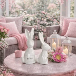Tiziano Hase Fina cremeweiß