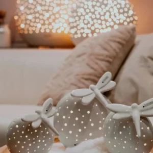 Tiziano Licht Mendini LED mit Libelly creme mit Timer