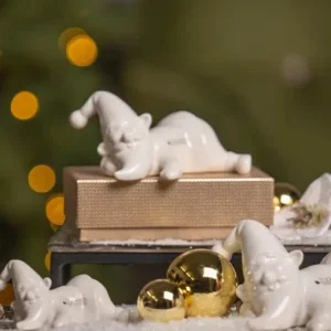 Tiziano Santa Joelo liegend creme – weiß