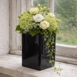 Tiziano Vase Crosia schwarz lido